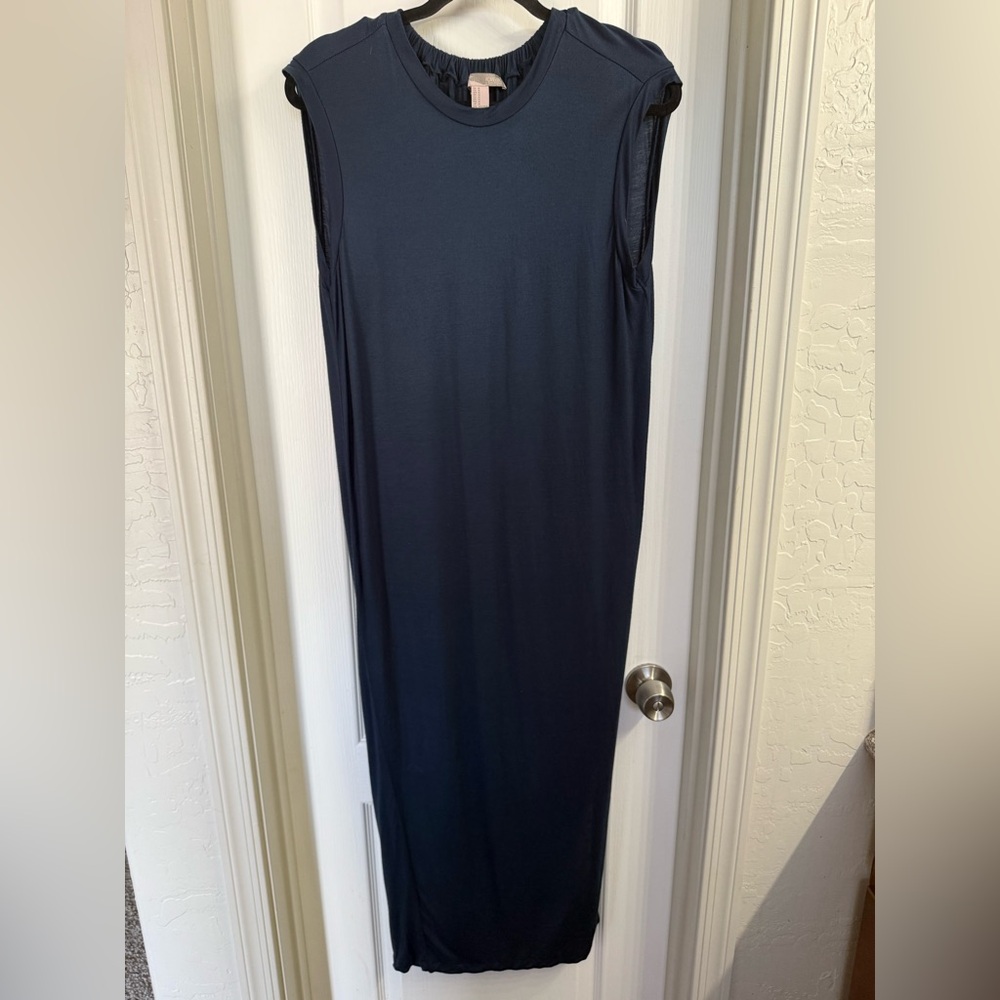 Forever21 Contemporary Navy Blue Sleeveless Dress Size M-